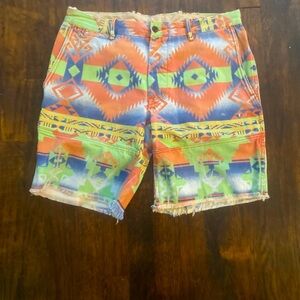 Ralph Lauren Aztec shorts size 32